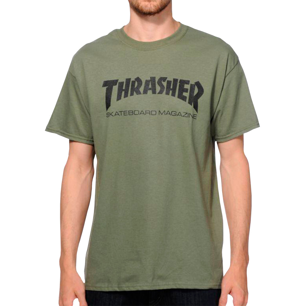 THRASHER SKATE MAG T-SHIRT - ARMY GREEN