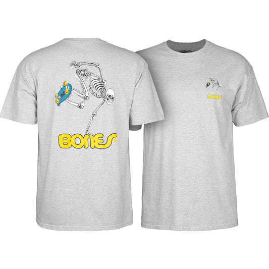 Powell Peralta Skateboarding Skeleton T-Shirt Grey
