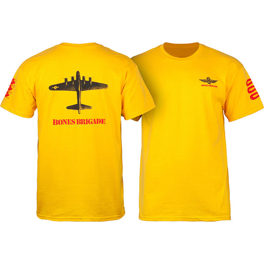 Powell Peralta Bones Brigade Bomber T-shirt Gold