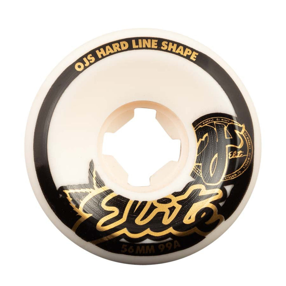 OJ 56MM ELITE HARDLINE 99A SKATEBOARD WHEELS 4PK