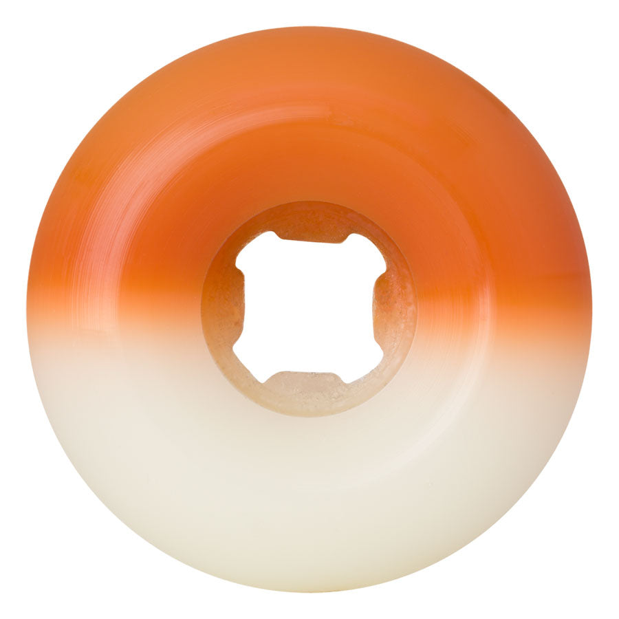 SLIME BALLS 56MM HAIRBALLS 50-50 WHITE/ORANGE 95A WHEELS 4PK