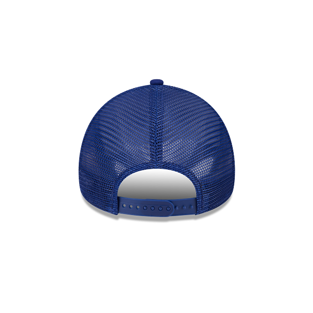 LOS ANGELES DODGERS 9FORTY A-FRAME NEW ERA BLUE TRUCKER SNAPBACK HAT