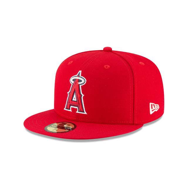 ANAHEIM ANGELS NEW ERA 59FIFTY RED FITTED HAT