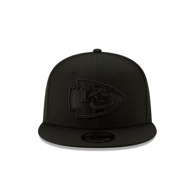 KANSAS CITY CHIEFS 9FIFTY NFL NEW ERA BLACKOUT SNAPBACK HAT
