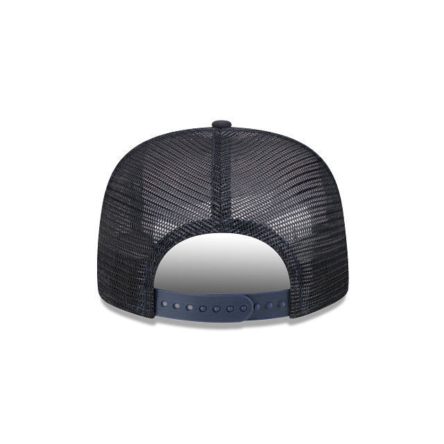 ANAHEIM ANGELS NEW ERA 9FIFTY BLUE/RED CHECKERED TRUCKER SNAPBACK HAT