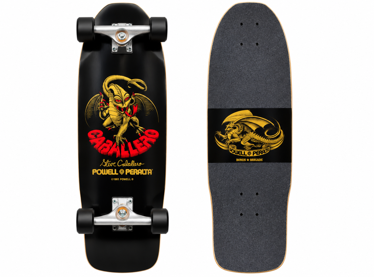 POWELL PERALTA STEVE CABALLERO BONES BRIGADE SERIES 16 LIMITED EDITION CUSTOM COMPLETE - 10.09" x 29.69"