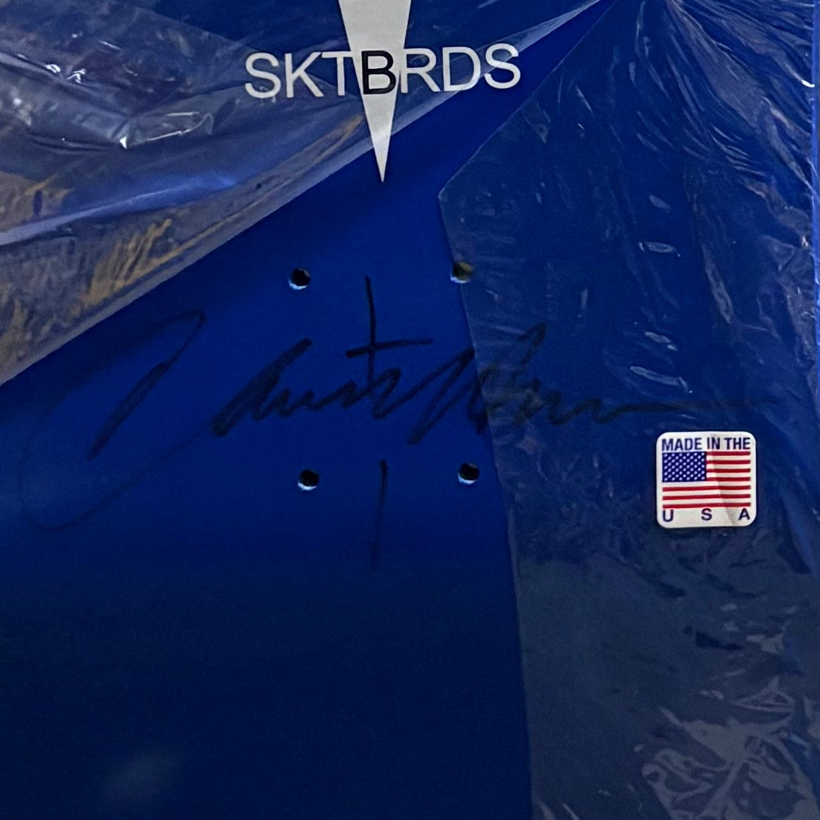 HOSOI O.G. HAMMERHEAD ROYAL BLUE DECK - (SIGNED BY HOSOI) 10.5" X 31"