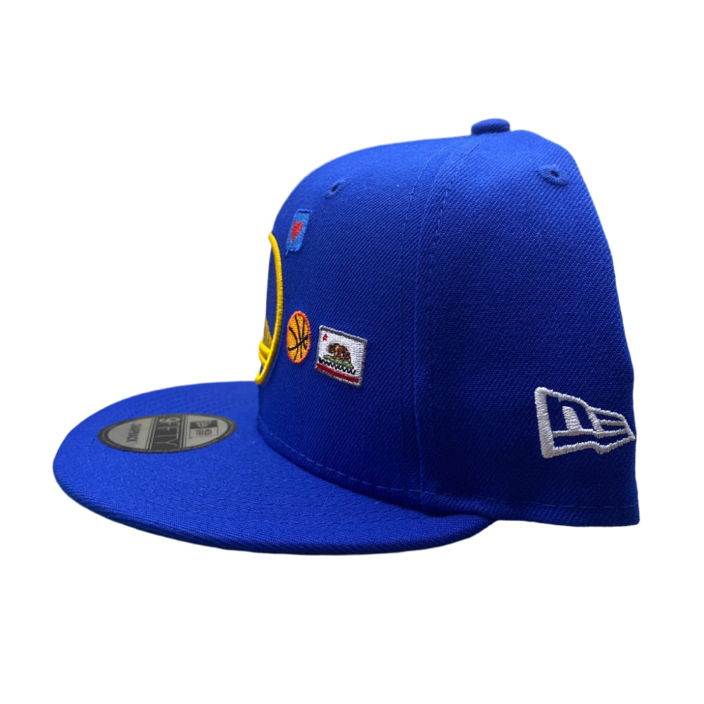 GOLDEN STATE WARRIORS 9FIFTY NEW ERA BLUE SNAPBACK HAT