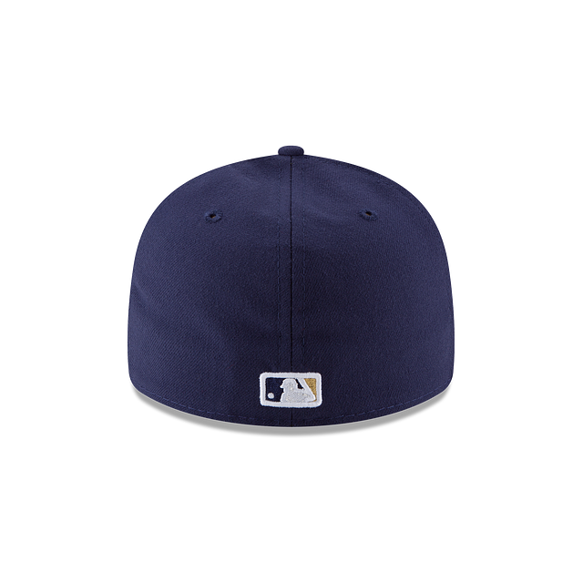 MILWAUKEE BREWERS 59FIFTY NEW ERA NAVY LOW PRO FITTED HAT