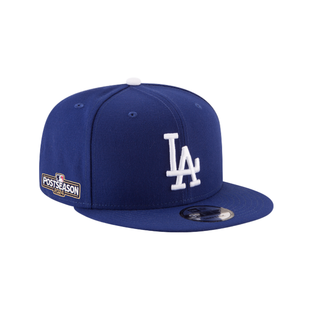 LOS ANGELES DODGERS 9FIFTY POST SEASON 24' PATCH NEW ERA BLUE SNAPBACK HAT