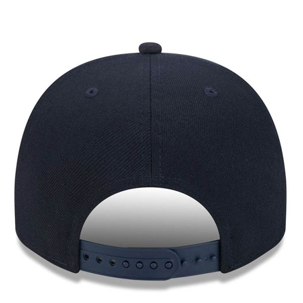 PENN STATE NITTANY LIONS 9FIFTY A-FRAME NEW ERA NCAA NAVY SCRIPT SNAPBACK HAT