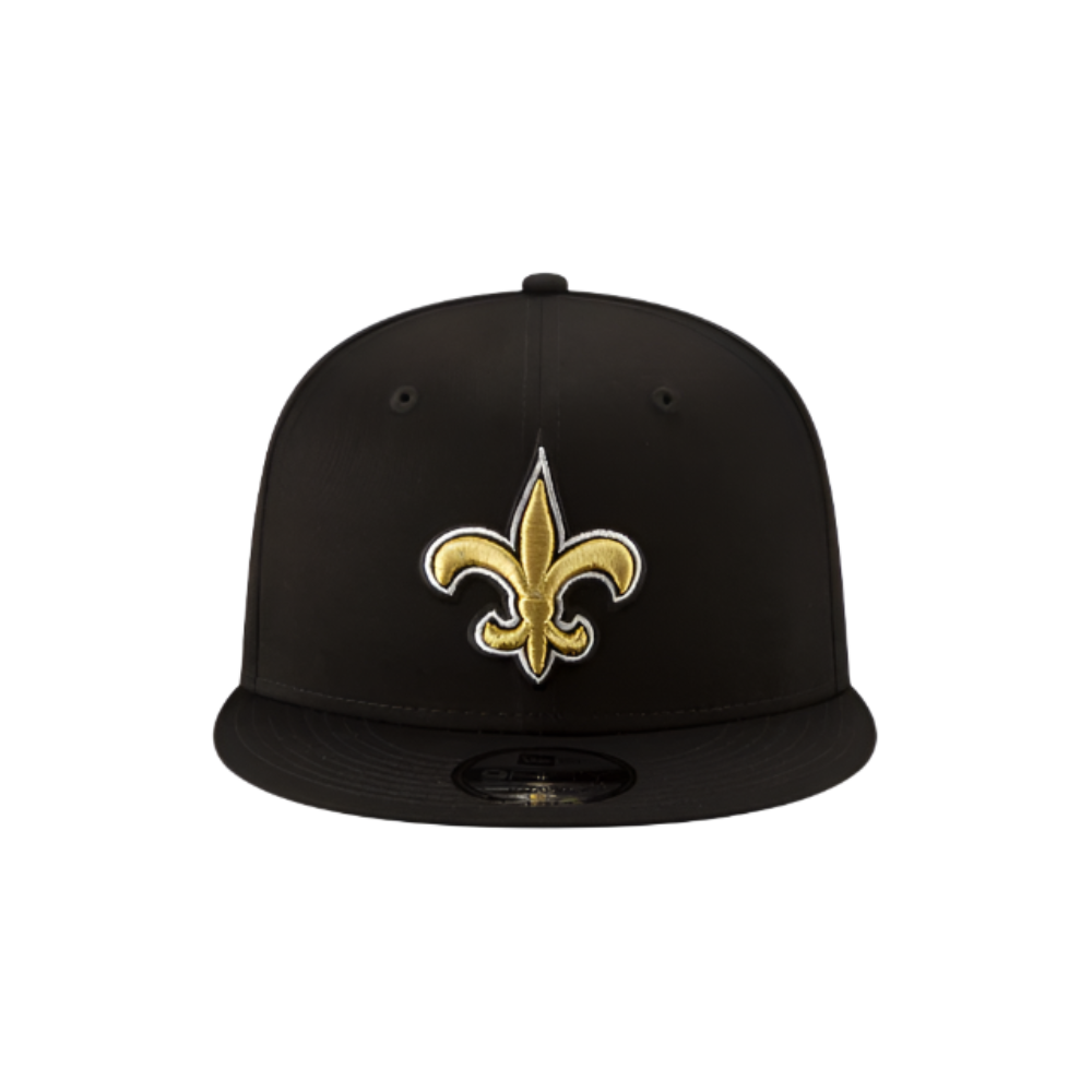 NEW ORLEANS SAINTS 9FIFTY NEW ERA BLACK AND GOLD SNAPBACK HAT