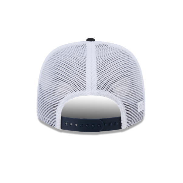 ANAHEIM ANGELS NEW ERA 9SEVENTY ADJUSTABLE NAVY SNAPBACK TRUCKER HAT