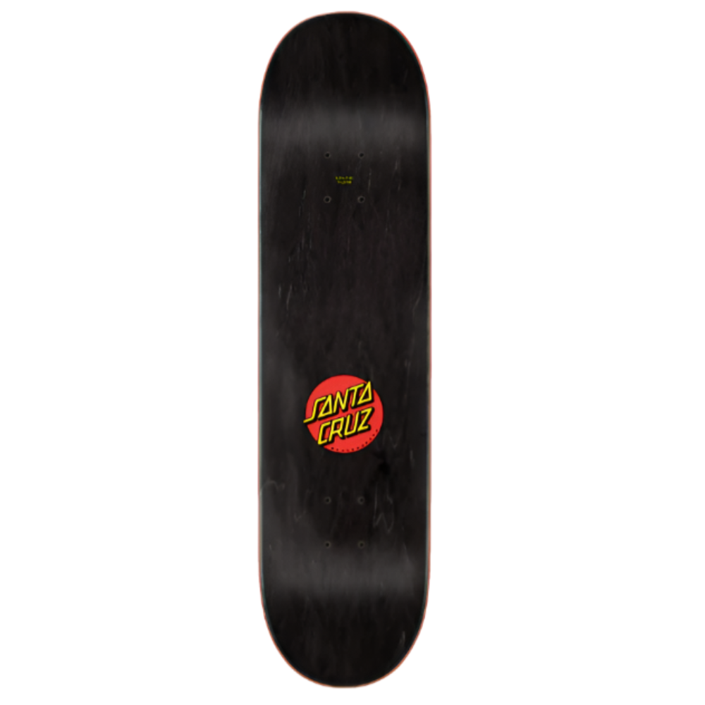 SANTA CRUZ CLASSIC DOT BLACK STAIN DECK - 8.25"