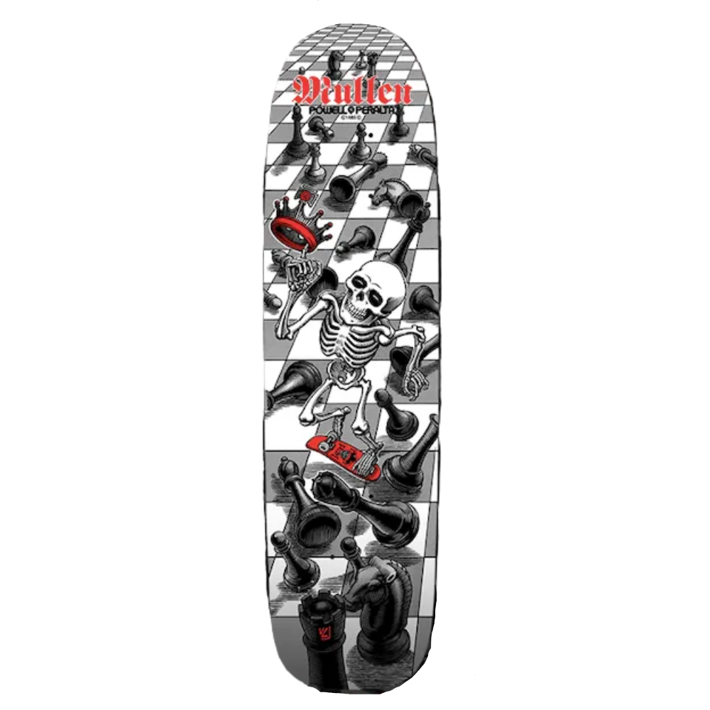 BONES BRIGADE SERIES 17 RODNEY MULLEN SKATEBOARD DECK - 7.4