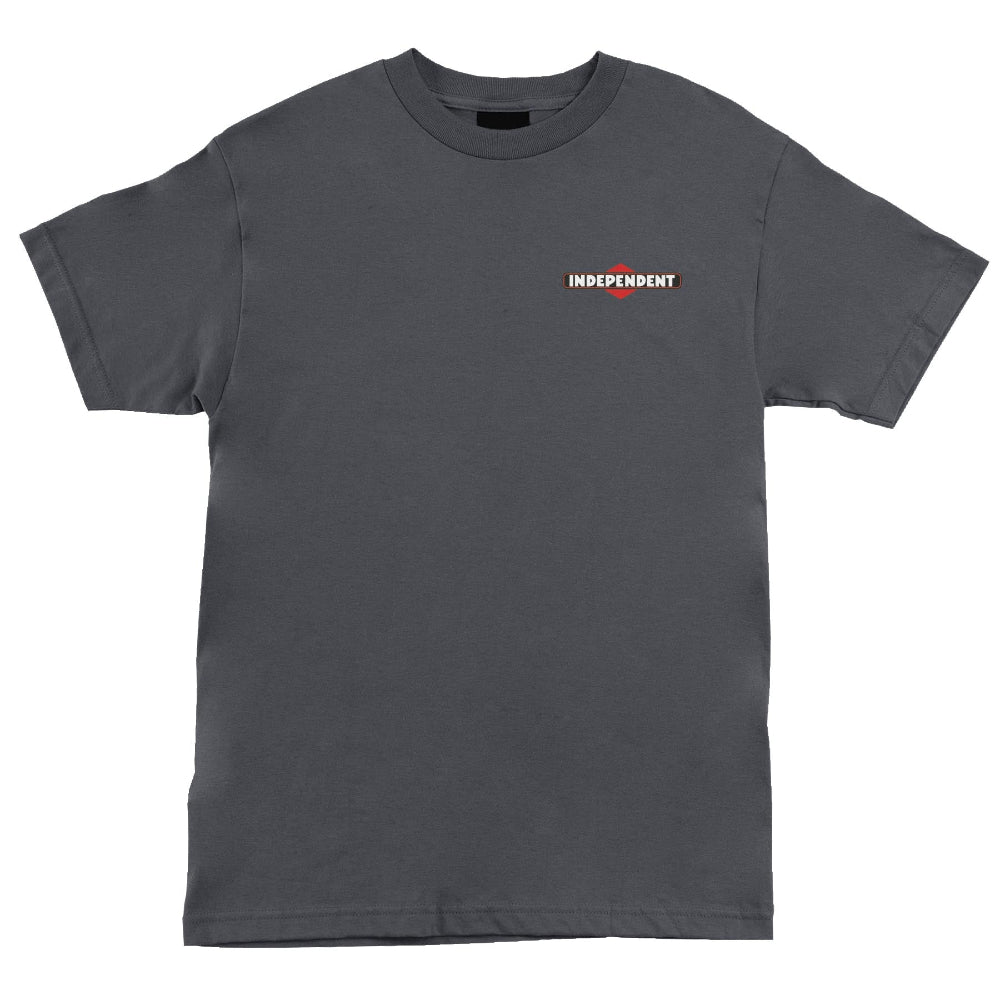 INDEPENDENT TOOLS OF THE TRADE HEAVYWEIGHT S/S T-SHIRT - CHARCOAL