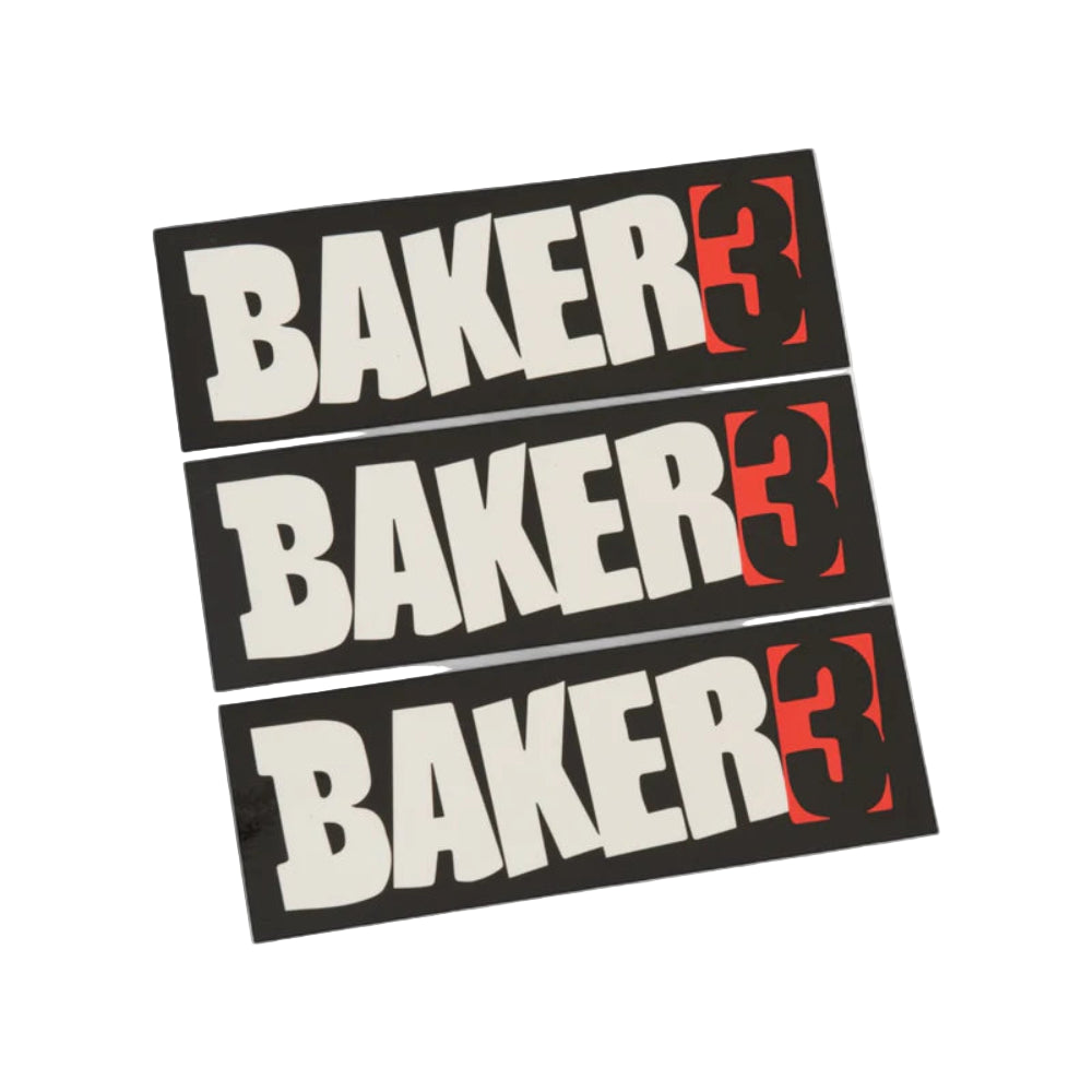 BAKER 3 STICKER 10 PK