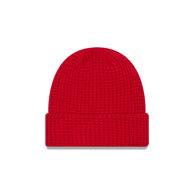 NEW ERA NEW JERSEY DEVILS WAFFLE KNIT RED BEANIE