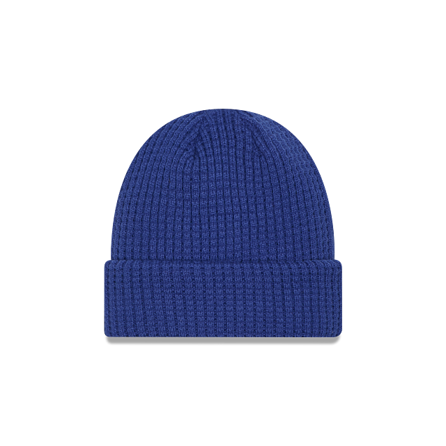NEW ERA EDMONTON OILERS WAFFLE KNIT BLUE BEANIE