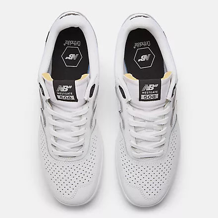 NEW BALANCE NUMERIC WESTGATE 508 WHITE/GREY SHOE- 508AWE
