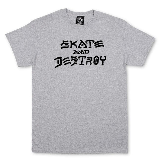 Thrasher Skate & Destroy T-Shirt Grey