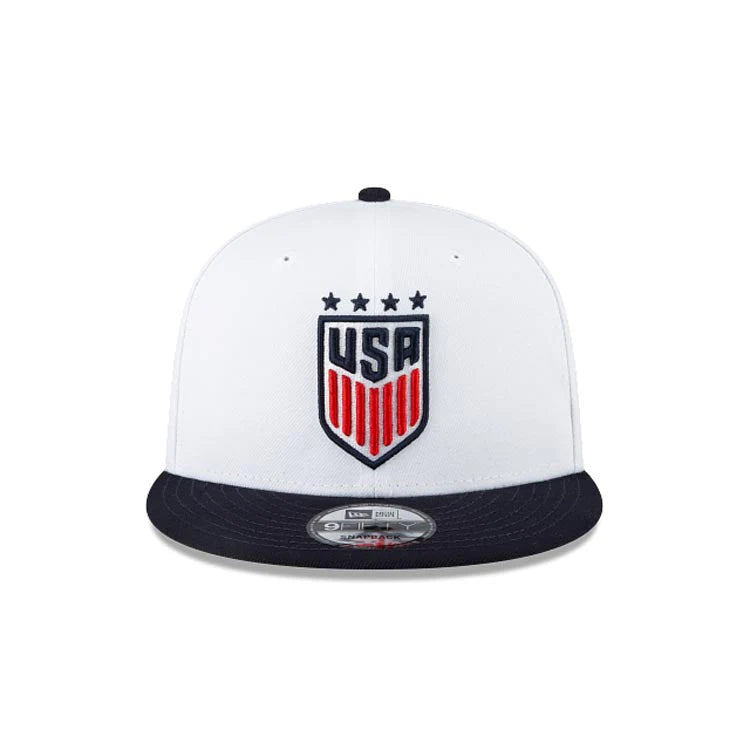 USA SOCCER NATIONAL TEAM 9FIFTY NEW ERA 2TONE WHITE/NAVY SNAPBACK HAT