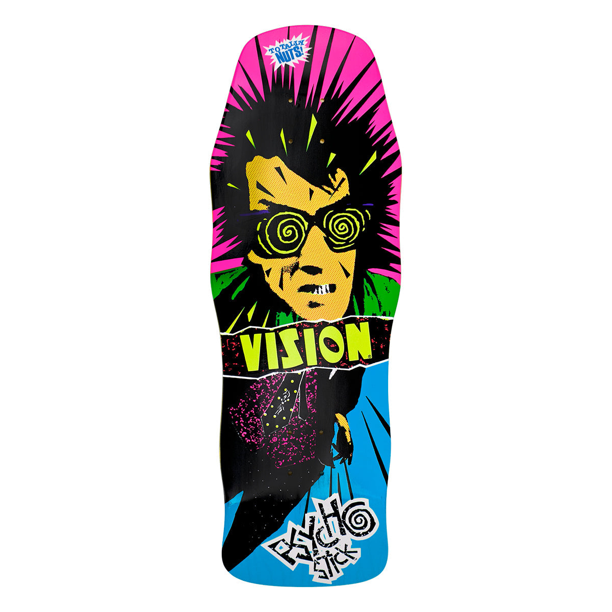 VISION PSYCHO STICK ORIGINAL BLUE DECK - 10”x30"