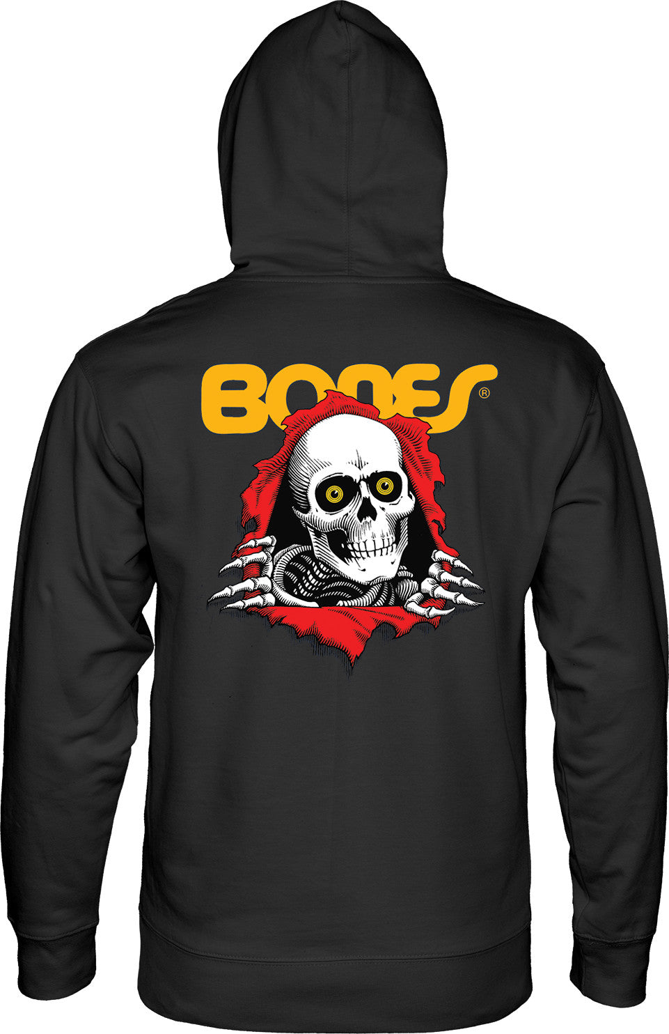 POWELL PERALTA BONES RIPPER HOODIE - BLACK