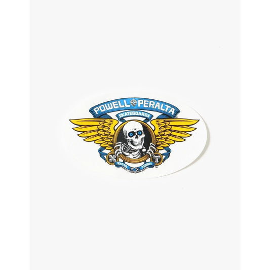 Powell Peralta Winged Ripper OG oval sticker - blue
