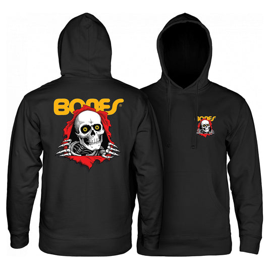 POWELL PERALTA BONES RIPPER HOODIE - BLACK