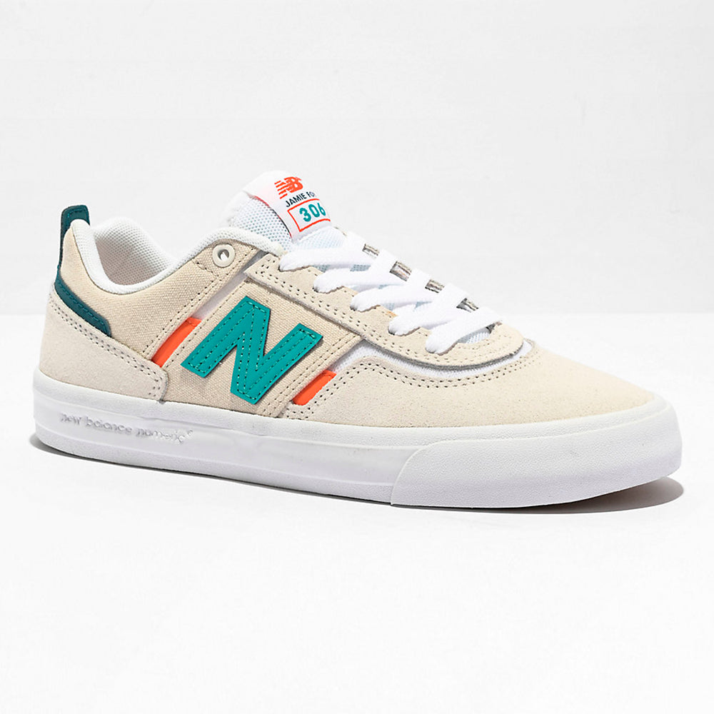 NEW BALANCE NUMERIC JAMIE FOY 306 WHITE / GREEN SHOE - 306ZUB