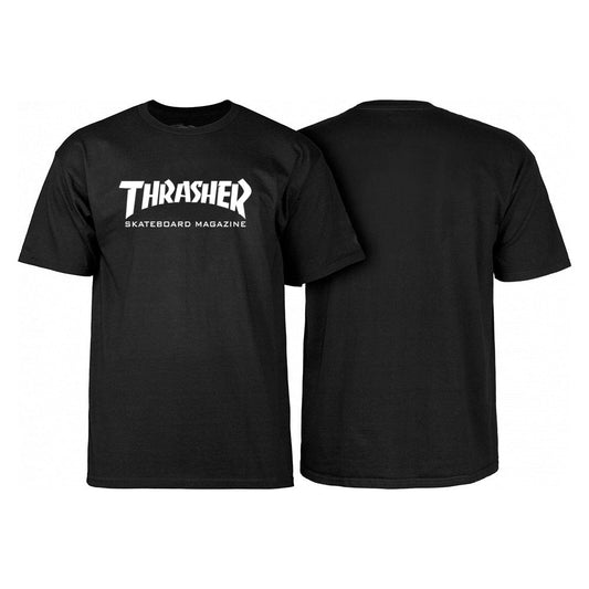 Thrasher Skate Mag T-Shirt Black with White