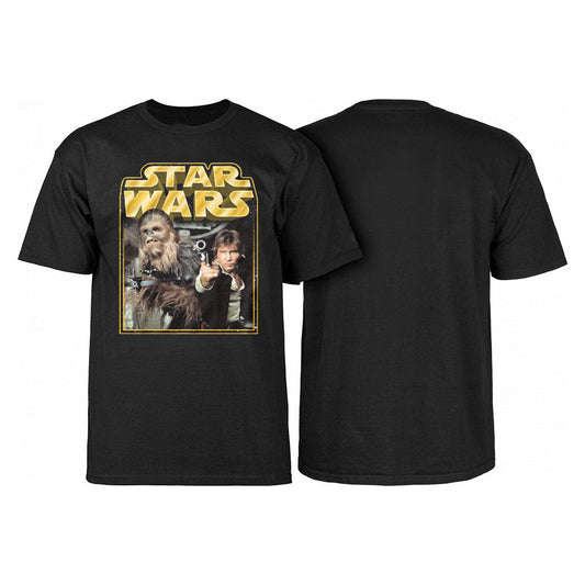 STAR WARS HAN SOLO AND CHEWY T-SHIRT - BLACK