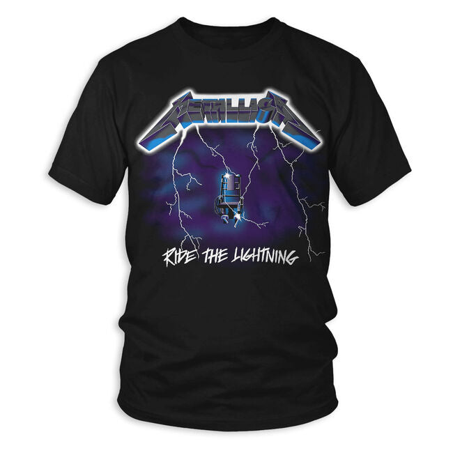 METALLICA RIDE THE LIGHTNING T-SHIRT - BLACK