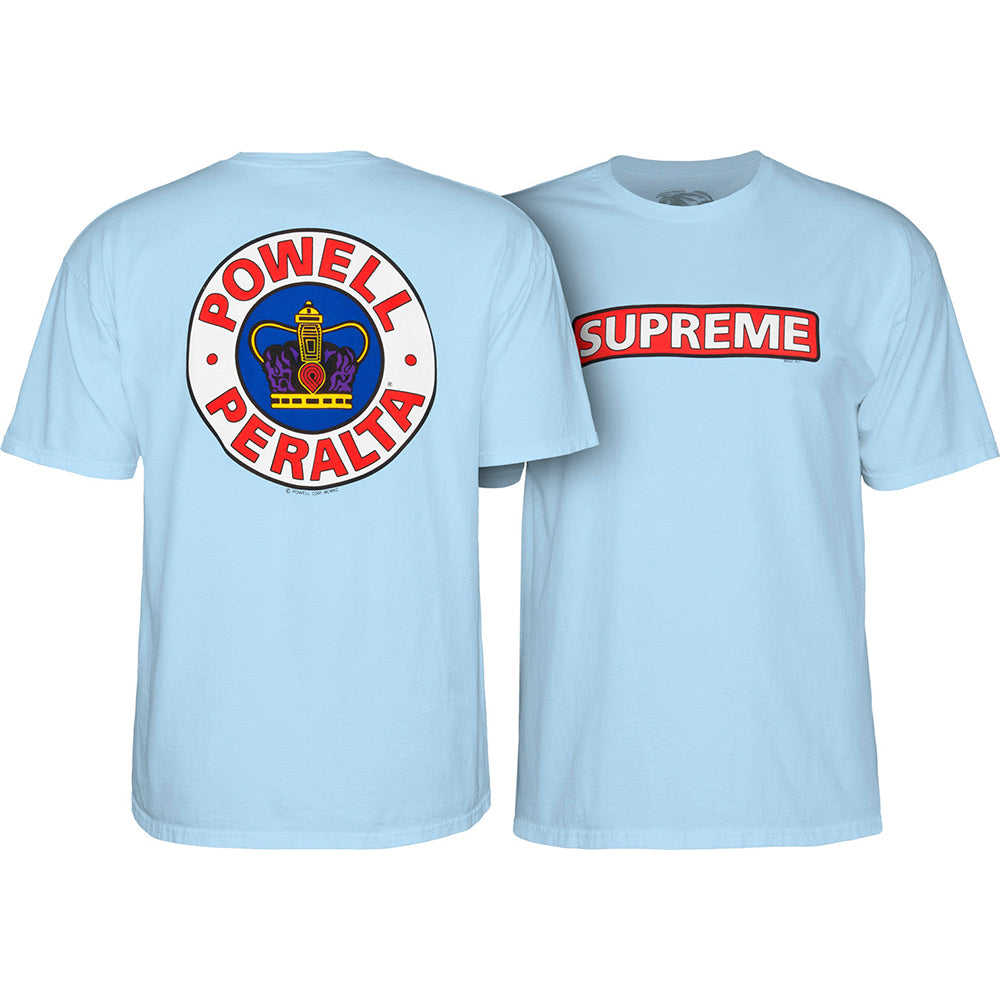 Powell Peralta Supreme T-Shirt- Powder Blue