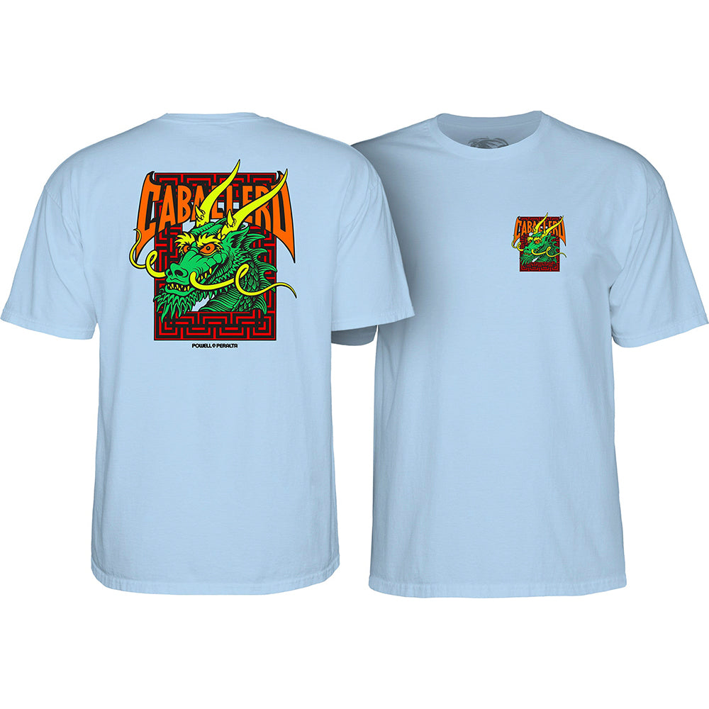 Powell Peralta Steve Caballero Street Dragon T-shirt - Powder Blue