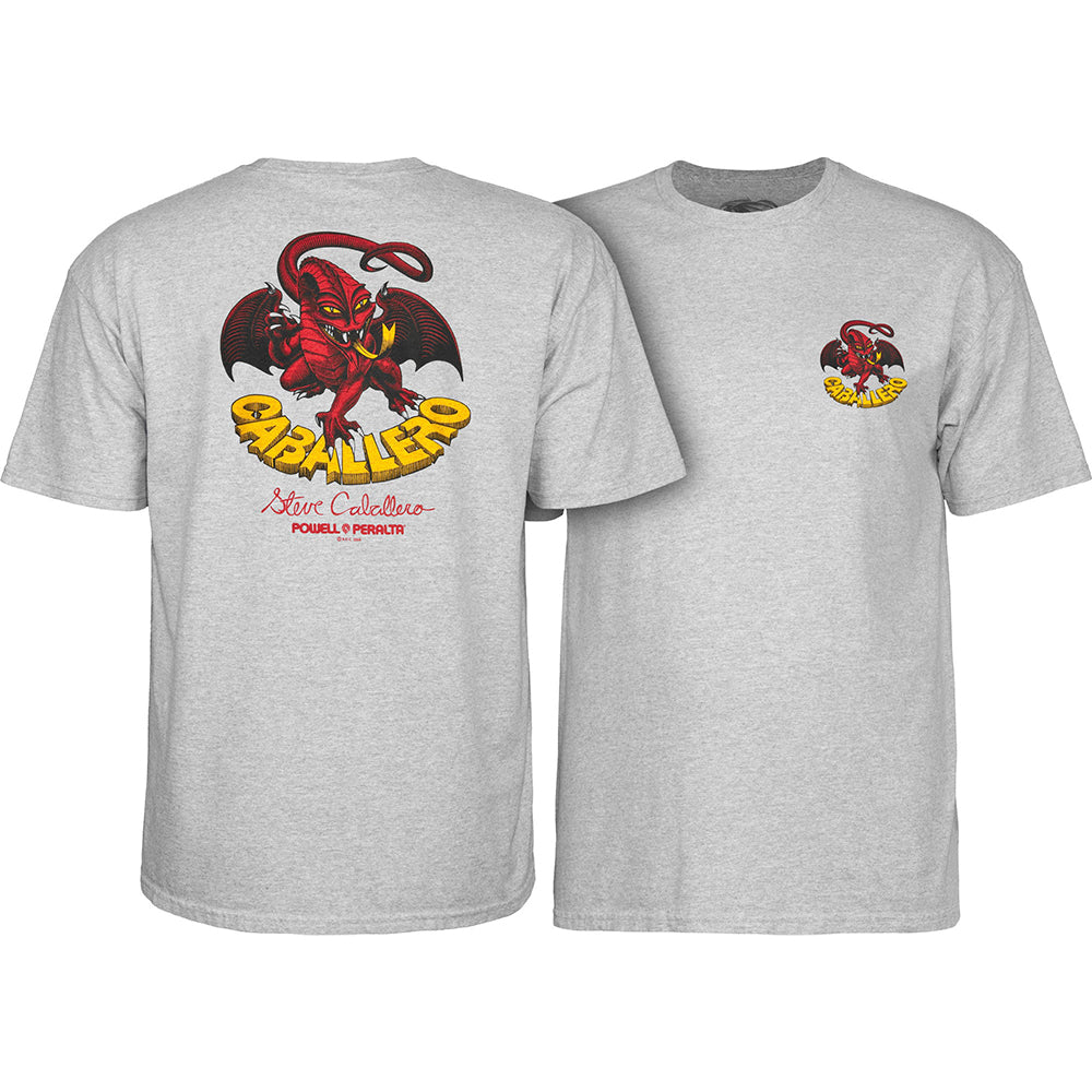 Powell Peralta Steve Caballero Dragon II T-shirt - Grey