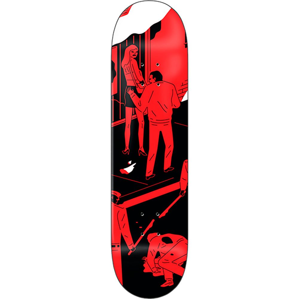 ZERO CLEON #1 DECK-8.25 RED/BLK