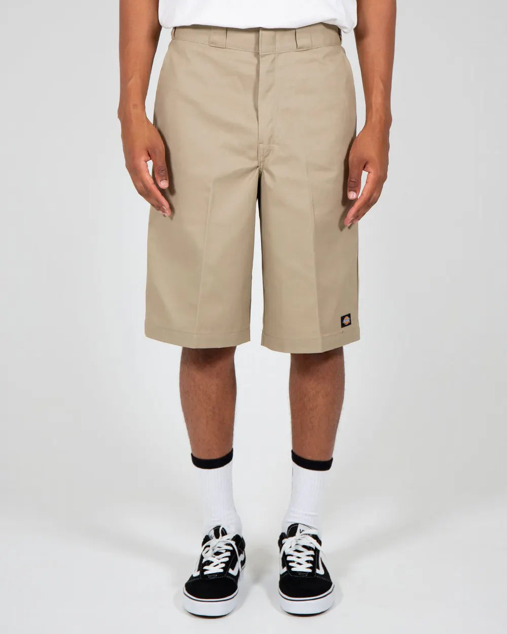 DICKIES LOOSE FIT TWILL WORK SHORT, 15” - KHAKI