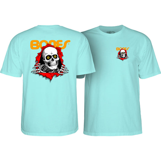 Powell Peralta Ripper T-shirt - Teal Ice