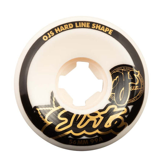 OJ 56MM ELITE HARDLINE 99A SKATEBOARD WHEELS 4PK