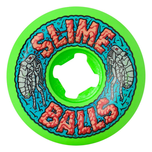 SLIME BALLS 56MM FLEABALLS SPEEDBALLS GREEN 99A WHEELS 4PK
