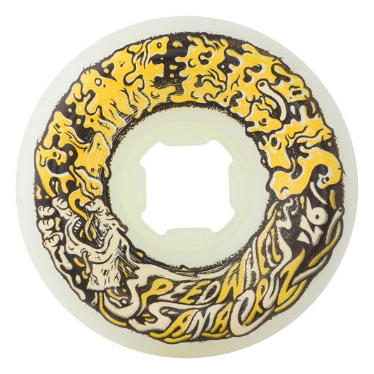 SLIME BALLS 56MM VOMIT MINI WHITE/YELLOW 97A WHEELS 4PK