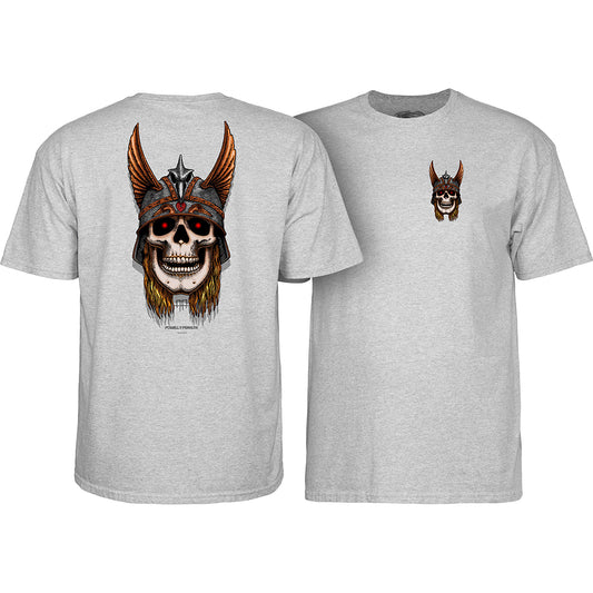 Powell Peralta Andy Anderson Skull T-shirt - Gray