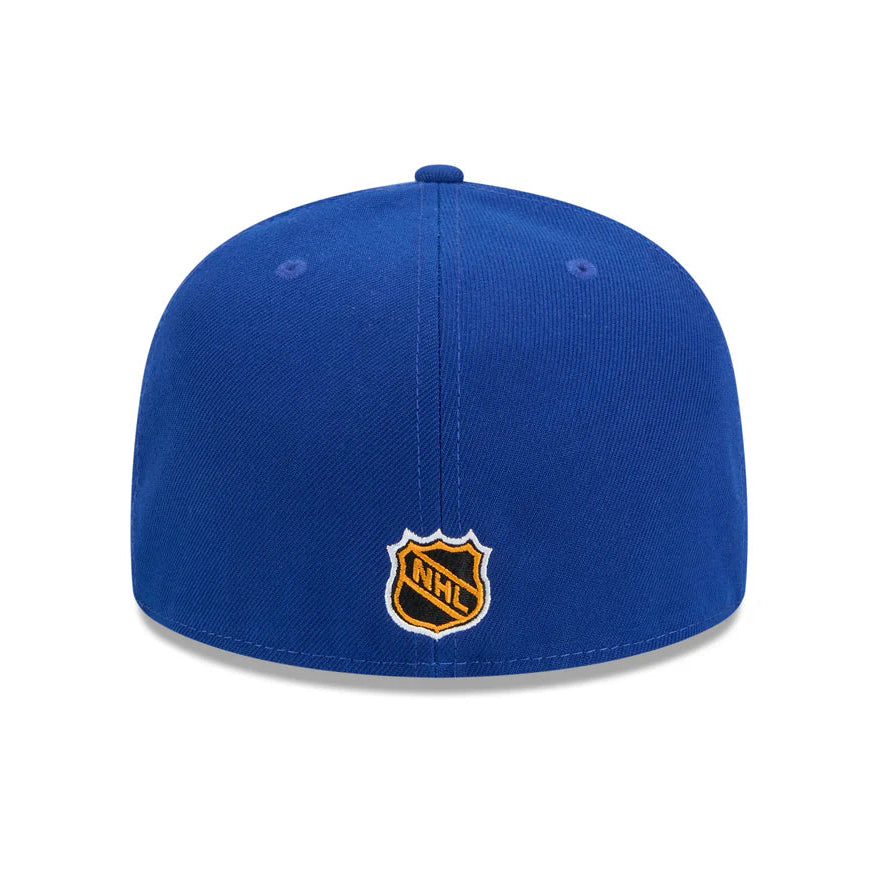 QUEBEC NORDIQUES NEW ERA NHL 59FIFTY BLUE RED LOGO FITTED HAT