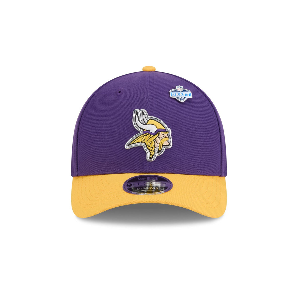 Minnesota Vikings 2026 Draft 9FORTY M-Crown front