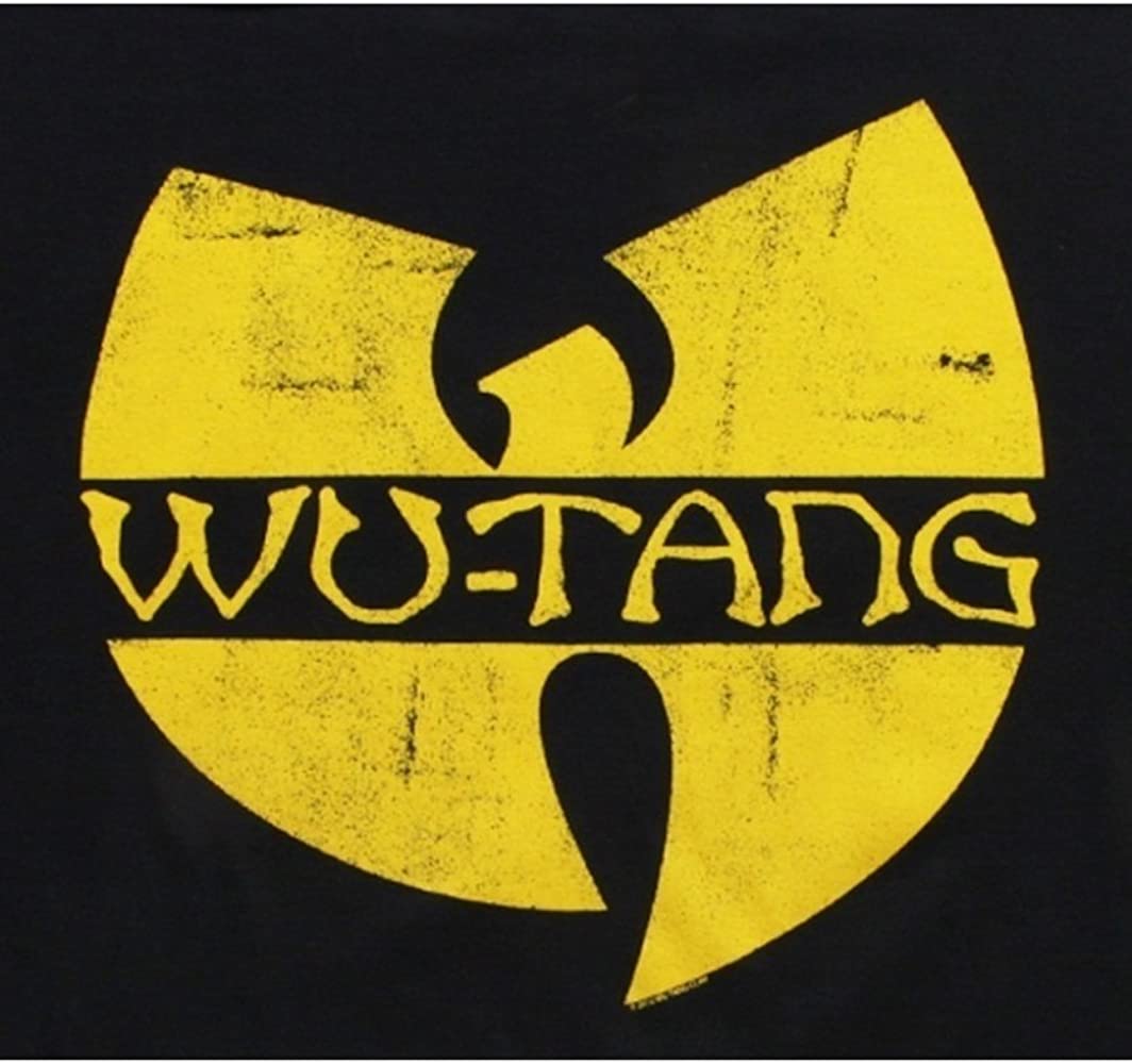 WU-TANG CLAN CLASSIC YELLOW LOGO T-SHIRT - BLACK