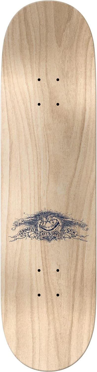 ANTIHERO GRIMPLE STIX SKATEBOARD DECK- 8.25"