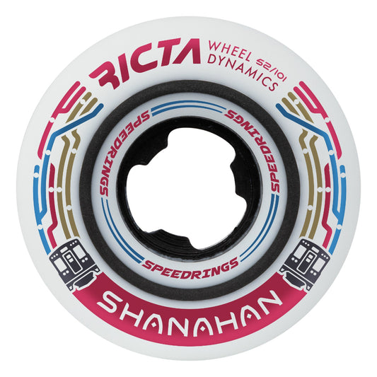 RICTA 52MM SHANAHAN SPEEDRINGS WHITE SLIM 101A WHEELS