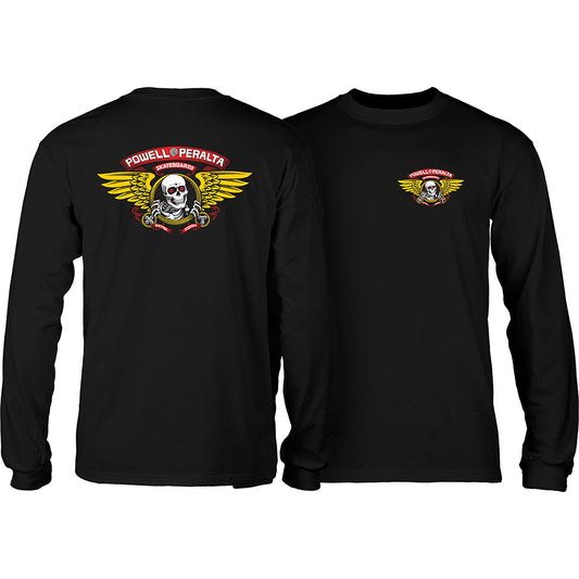 Powell Peralta Winged Ripper Long Sleeve T-shirt Black